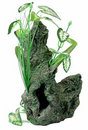 Racine avec des plantes en soie - - L 19 x l 12 x P 8 cm