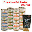 Almo Nature 24 x 70 g + friandise Cat Caviar offerte! - - blanc 