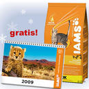 Croquettes Iams 3 kg + calendrier gu�pard 2009 offert! - - adulte au saumon