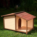 Niche pour chien Spike Bungalow - taille L : L 132 x l 85 x H 86 cm