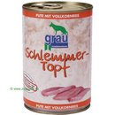 Menu gourmand Grau 6 x 400 g - - dinde & riz complet