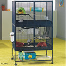 Cage � rats et furets Royal Suite 95 Double - bleu marine