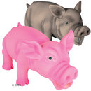 Jouet pour chien Cochon parlant en latex - - 17 cm environ, rose