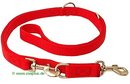 Laisse doubl�e Hunter rouge - - L 200 x l 2,5 cm