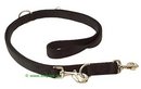 Laisse doubl�e Hunter noire - - L 200 x l 2,5 cm