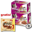 Whiskas Mmmmm 24 x 85 g + 5 barres Mars Delight offertes! - poisson : m�lange de l'oc�an 137363.0