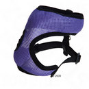 Harnais violet/noir - taille XS : tour de ventre 28 - 33 cm