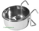 Gamelle en inox avec support - - capacit� : 0,3 L - 9,5 cm de diam�tre