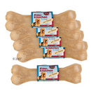 Lot d'os à mâcher fourrés au gésier Trixie - - 10 os de 60g, 12 cm