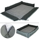 Panier pour chien Outdoor noir - - L 110 x l 80 x H 15 cm (taill