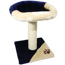 Arbre � chat Petit - - bleu fonc�/beige