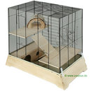 Cage � hamster Fabio - - dimension: 75 cm x 46 cm x 75 cm