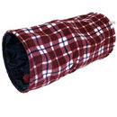 Tunnel rouge pour chat - - L 46 x diam�tre 23 cm