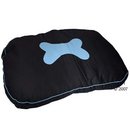 Coussin pour chien Cozy noir/turquoise - - 100 x 67 x 9 cm