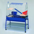 Cage Alex - - Dimensions: 101 x 53 x 74 cm, avec roulettes