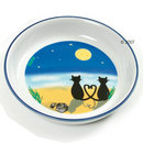 Gamelle en céramique Cat & Moon - - capacité : 0,2 L - 16 cm de diamètre