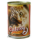 Boîtes de pâtée pour chat Catessy 12 x 400 g - - canard & foie en sauce