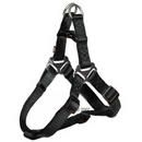 Harnais Premium noir - - tour de poitrine 80-100 cm, largeur 25 mm