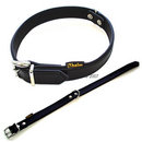 Collier en cuir Champion noir - - L 55 x l 2,2 cm