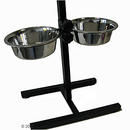 Porte-gamelles � hauteur r�glable - - moyen mod�le : 2 x 2,8 l