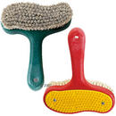 Brosse de pansage avec �trille pour chevaux Haas - - 1 brosse