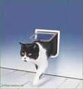 Chatière PetMate avec 4 modes de verrouillage - - marron