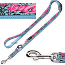 Laisse r�glable en nylon pour chien Krazy Hawaii Dog - - L 200 x l 2 cm