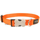 Collier Red Dingo Orange - - taille L: L 40-60 x l 2,5 cm