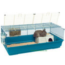 Cage � lapins Rabbit 120 - - bac bleu