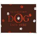 Set de table World�s Best Dog Eats Here - - L 54,5 x l 42 cm