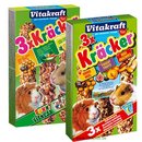 Vitakraft Kr�cker pour cochon d'Inde, en lot - - 3 x mix de 3 (miel, fruits, noix)