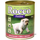 Rocco Junior 6 x 800 g - - riz et coeur de poulet + calcium
