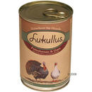 Lukullus 6 x 400 g - - dinde, lapin de garenne avec poire, flocon d'avoine & huile de cumin noir