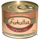 Lukullus 6 x 200 g - - dinde & lapin de garenne avec poire, flocon d'avoine et huile de cumin noir