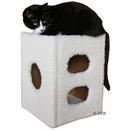 Arbre &agrave; chat sur Arbre &agrave; chat: Tour confortable Takamaka - blanc