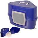 Maison de toilette d'angle bleue - - bleu