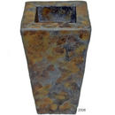 Fontaine d'ornement en ardoise Laguna - - L 23 x l 23 x H 41 cm