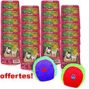 24 x 390 g Naturediet + 2 balles de jeu color�es offertes! - - Poulet & Panses
