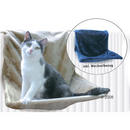 Hamac de radiateur Yumi avec housse de rechange - beige & bleu
