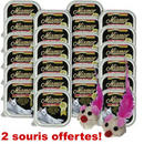 24 x 100g Miamor Bio + 2 souris de jeu Safety offertes! - - coeur de dinde