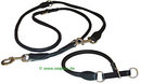 Lot Hunter Round & Soft: laisse + collier - - L 45 x 1 cm de diamètre