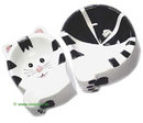 Double gamelle en c�ramique - capacit� : 0,12 L et 0,2 L - Cliquez ici pour davantage d'informations sur ce produit