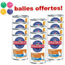 12 x 156 g p�t�e Hill's Feline + 4 balles maracas offertes ! - - senior