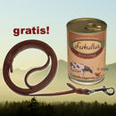 Offre Lukullus 24 x 400 g + laisse en cuir offerte ! - - boeuf, dinde avec pommes de terre, persil & huile de tournesol