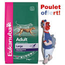 15 /12 kg Eukanuba + jouet Crazy Soccer Chicken offert ! - - adult activit� physique normale grandes races