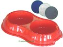 Gamelle double en plastique 2 x 0,325 l - - anthracite