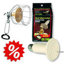 Lampe porcelaine + Spot chauffant Heat Wave Hagen Exo Terra - - Lampe porcelaine + Spot 100 W
