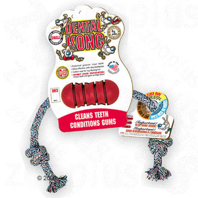 Kong Dental avec corde en fil dentaire - taille M