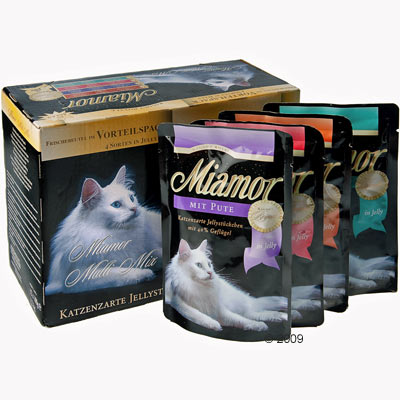 Offre d'essai Miamor Rago�t Royal mix 12 x 100 g - Miamor Rago�t Royal en gel�e - 4 vari�t�s