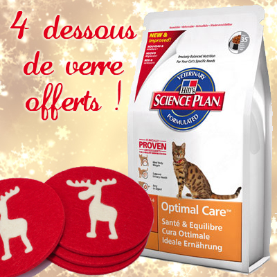 Hill's Feline 5 kg / 3,5 kg + 4 dessous de verre offerts! - adulte Indoor Cat (4 kg)